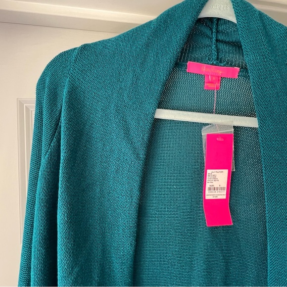 Lilly Pulitzer Blue Tatum Cardigan - Picture 2 of 6